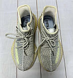 Підліткові літні кросівки тканинні Adidas Yeezy Boost 350 бежеві 40 26 см, фото 6