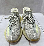 Підліткові літні кросівки тканинні Adidas Yeezy Boost 350 бежеві 40 26 см, фото 3