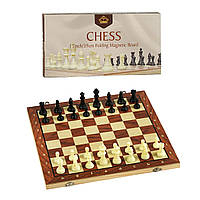 Шахматы деревянные (магнитная доска, деревянная доска 29х29см) C 61558