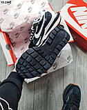 Кроссовки мужские 41 42 43 44 45  Кросівки Nike Vapor Waffle Sacai Gray Black (чорно/білі), фото 3