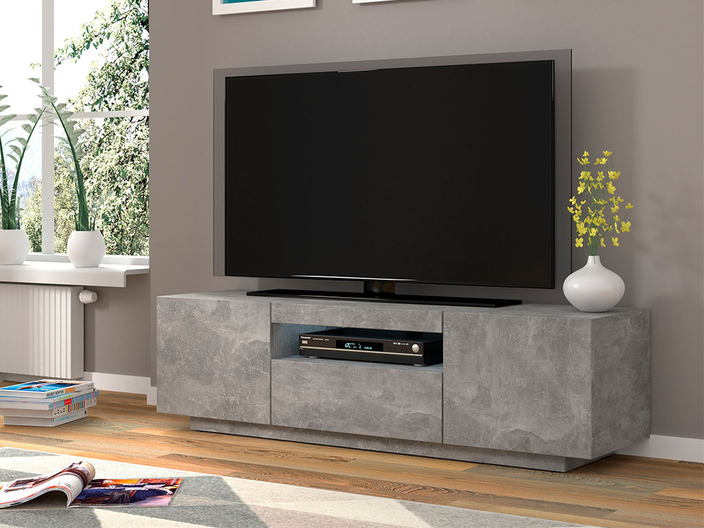Тумба под ТВ Aura RTV150 CONCRETE, фото 1