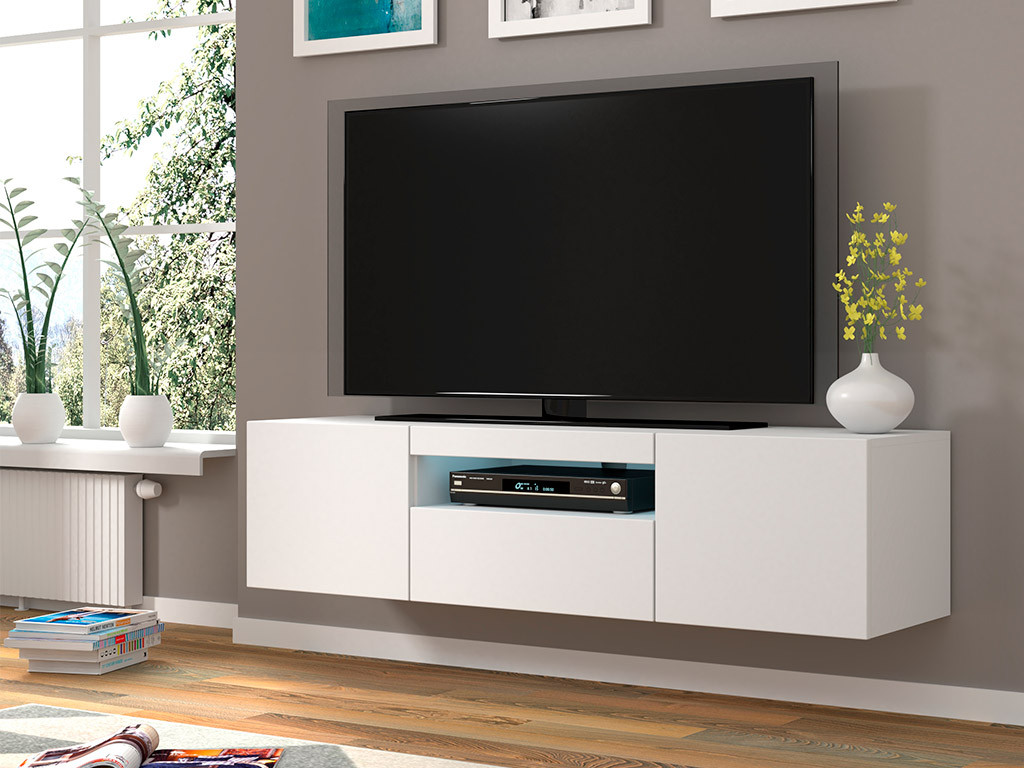 Тумба под ТВ Aura RTV150 WHITE, фото 1