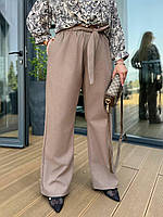 Женские свободного кроя брюки больших размеров 50-60 лен
