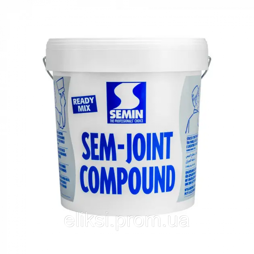 Готова шпаклівка для закладення стиків ГКЛ SEMIN SEM-JOINT COMPOUND, 25 кг