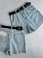Шорты джинсовые, свободные по ноге, размер 29