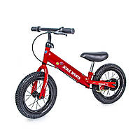 Детский Беговел Scale Sports 1334775842 красный, колеса 12 дюймов, Vse-detyam
