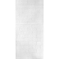 Самоклеющаяся 3D панель Sticker Wall под белый кирпич в рулоне 3080x700x3мм (R001-3) z19-2024