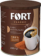 Кофе натуральный растворимый ж\б Fort 200 г