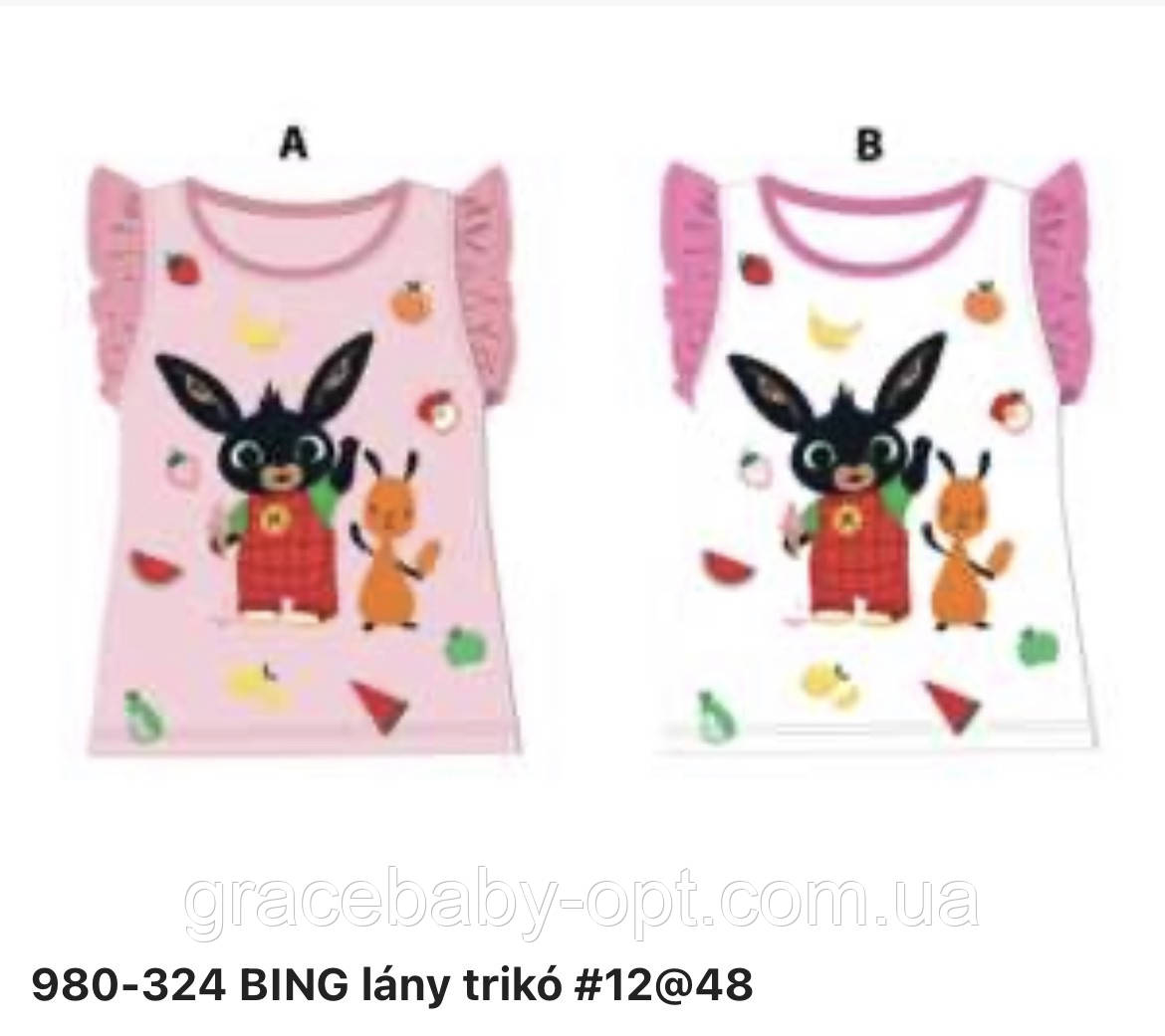 Футболка для дівчат оптом, Disney, 3-8 лет,  № 980-324, фото 1