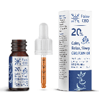 Масло КБД 20% Calm Relax Sleep CBD+CBN масло 10ml Faine CBD Конопляное масло cbd Кбд медицинское масло для сна