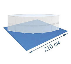 Захисна підстилка під басейн InPool 55311, 210 х 210 см