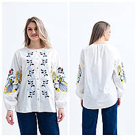 Блузка-вишиванка жіноча розмір S-2XL "FIESTA" купити недорого від прямого постачальника