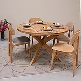 Стілець "Варде" ясень з твердим сидінням та спинкою, фото 2