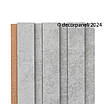 Стінова панель МДФ рейкова Бетон світлий 11х280 см, 1 шт, фото 2
