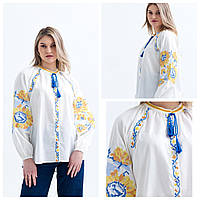 Блузка-вишиванка жіноча розмір S-2XL "FIESTA" купити недорого від прямого постачальника