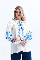 Блузка-вишиванка жіноча розмір S-2XL (3 кв) "FIESTA" купити недорого від прямого постачальника