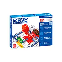 Конструктор детский электронный Doka Первые шаги в электронике (В) D70710
