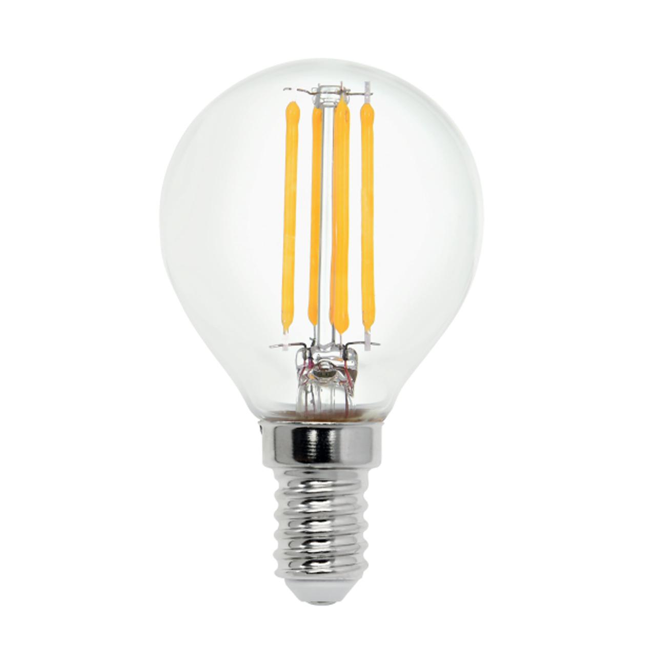 Світлодіодна лампа FILAMENT BALL-6 6W Е14 4200К, фото 1