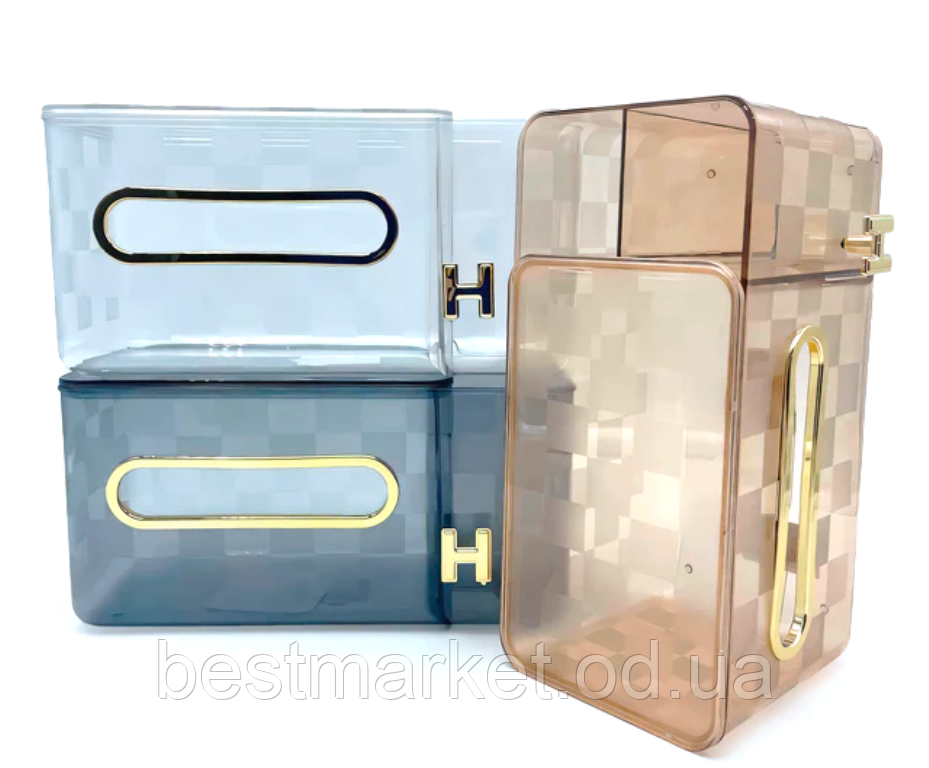 Диспенсер для серветок з віконцем настільний