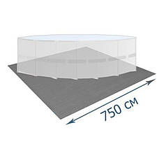 Захисна підстилка під басейн InPool 55355, 750 х 750 см