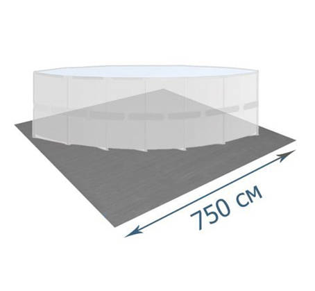 Захисна підстилка під басейн InPool 55355, 750 х 750 см, фото 1