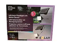 Вуличний прожектор ліхтар на сонячній батареї з датчиком руху LIVARNO Home (Німеччина)