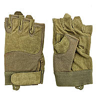 Перчатки тактические без пальцев Mil-Tec Color Olive 3511