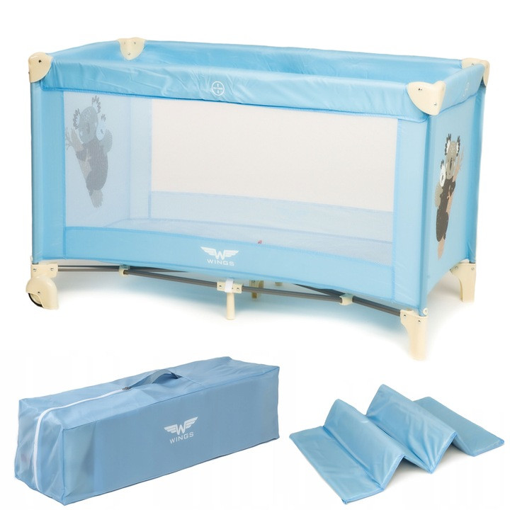 Дитячий манеж-ліжечко Wings Brand Furniture 65 x 125 см