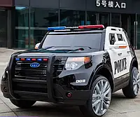 Дитячий електромобіль на акумуляторі Ford Police M 3259 на радіокеруванні для дітей 3-8 років білий