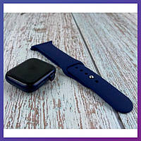 Смарт часы Фитнес браслет трэккер Apl Watch Series 6 M16 mini пульсометром тонометром погода синие + Подарок