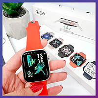 Смарт часы Фитнес браслет трэккер Smart Watch Z32 PRO 2 ремешка пульсометр тонометр красные + Подарок