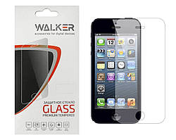 Захисне скло Walker для Apple iPhone 4 (A1349, A1332) без рамки, прозоре