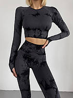 Костюми для фітнесу. Одяг для спортзалу. Рашгард і лосини жіночі., фото 3