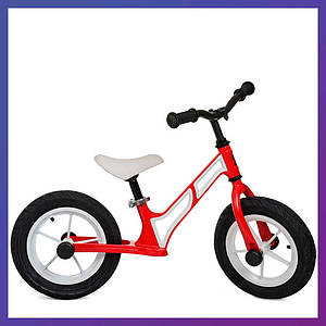 Дитячий біговел велобіг на магнієвій рамі 12 дюймів PROFI KIDS HUMG1207A червоний