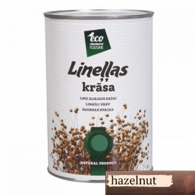 Фарба на основі лляної олії Vincents Polyline Linellas Krasa, 1л (hazelnut), фото 1