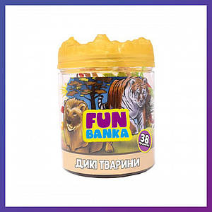 Дитячий ігровий набір Fun банка Дикі тварини 320385