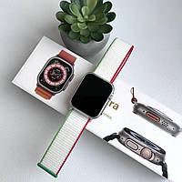 Смарт часы Фитнес браслет трэккер Smart Watch N8 Ultra пульсометром тонометром белые + Подарок
