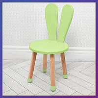 Детский деревянный стульчик Bambi 04-2G-ROUND Зеленый