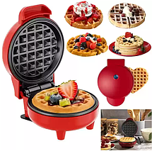 Електрична міні вафельниця Waffle Maker XL-287 з антипригарним покриттям, фото 5