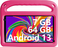 Планшет 7" Goodtel G7 7/64Gb 4 ядра Android 13 Розовый