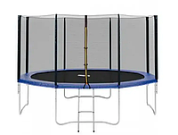 Батут каркасный круглый Ø 366 см на 72 пружинах и 4 опорах с защитной сеткой «TK-Sport» B-53906