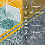 Вологопоглинаючий килимок 38х58х3мм "Ласкаво просимо" куби (D) SW-00001561, фото 4