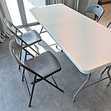 Складний стілець 46х52х79см Чорний SW-00001608, фото 9