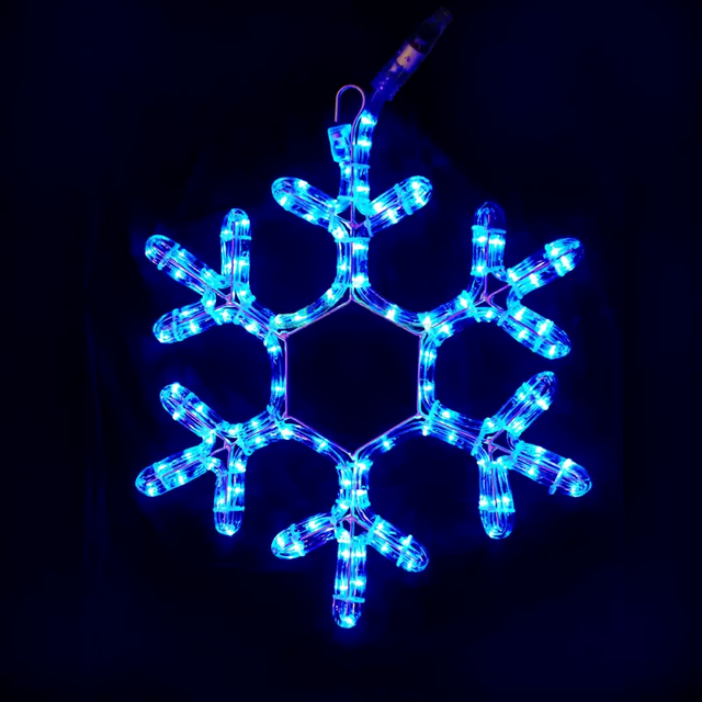 Уличная светодиодная Снежинка 40 см фото