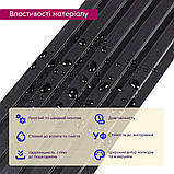 Рейка декоративна WPC стінова 3000х150х9мм Антрацит SW-00001869, фото 4