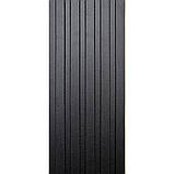 Рейка декоративна WPC стінова 3000х150х9мм Антрацит SW-00001869, фото 5