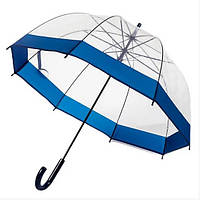 Зонт трость RST RST3466A Blue прозрачный подростковый z118-2024
