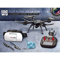 Квадрокоптер с 3D очками W6VR 25 см mx