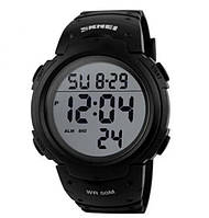 Мужские часы Skmei 1068BK Black, наручные часы противоударные