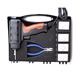 Паяльник для ремонту пластику (гарячий степлер) Zhongdi ZD-8905G, з комплектом скоб, фото 4